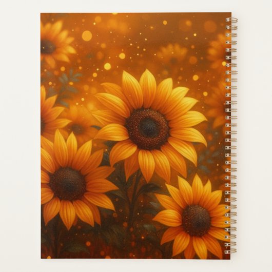 Sunflower Journal Planner (Achterkant)