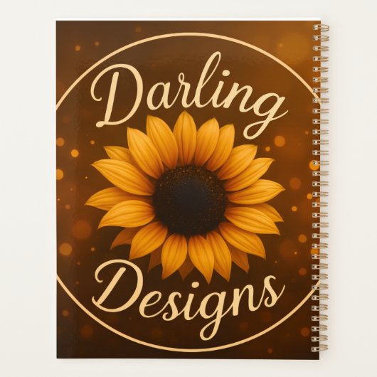 Sunflower Journal Planner (Achterkant)