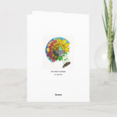 Sunflower Joy Kaart (Achterkant)