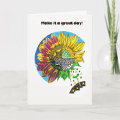 Sunflower Joy Kaart (Voorkant)