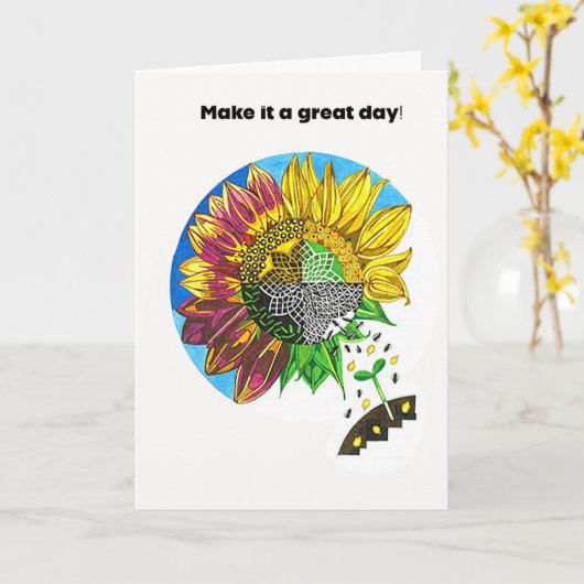 Sunflower Joy Kaart (Gele Bloem)