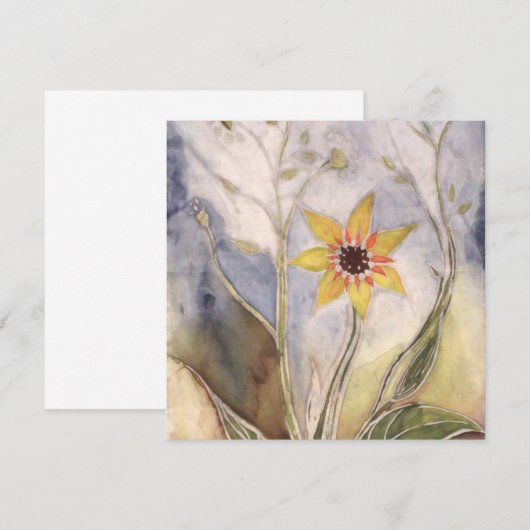 Sunflower Kaart (Voorkant / Achterkant)