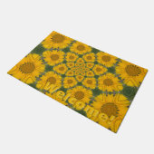 Sunflower Kaleidoscoop Deurmat (Schuin)
