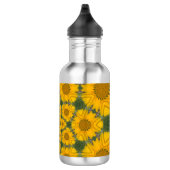 Sunflower Kaleidoscoop Waterfles (Rechts)