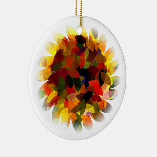 SUNFLOWER KERAMISCH ORNAMENT (Rechts)