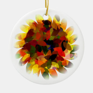 SUNFLOWER KERAMISCH ORNAMENT