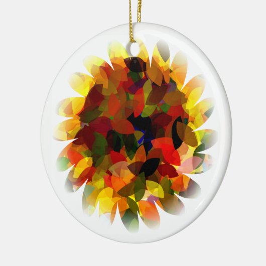 SUNFLOWER KERAMISCH ORNAMENT (Links)