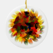 SUNFLOWER KERAMISCH ORNAMENT (Achterkant)