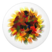 SUNFLOWER KERAMISCHE KNOP (Voorkant)