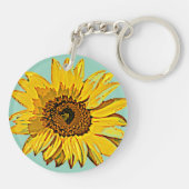 Sunflower Keychain (Achterkant)
