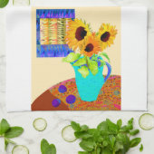 Sunflower Kitchen Tea Towel Theedoek (Gevouwen)