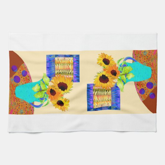 Sunflower Kitchen Tea Towel Theedoek (Horizontaal)