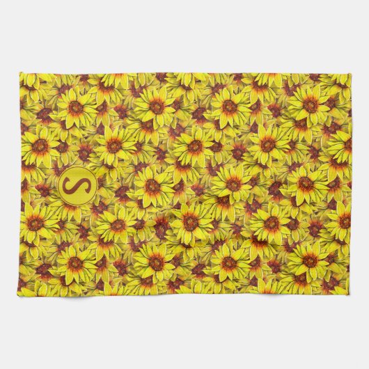 Sunflower Kitchen Towel Theedoek (Horizontaal)