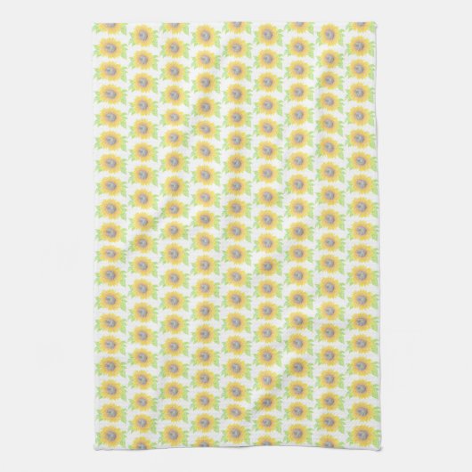 Sunflower Kitchen Towel Theedoek (Verticaal)