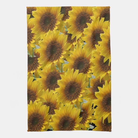 Sunflower Kitchen Towel Theedoek (Verticaal)