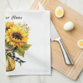 Sunflower Kitchen Towel Theedoek (Quarter Fold)