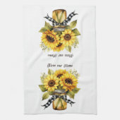 Sunflower Kitchen Towel Theedoek (Verticaal)