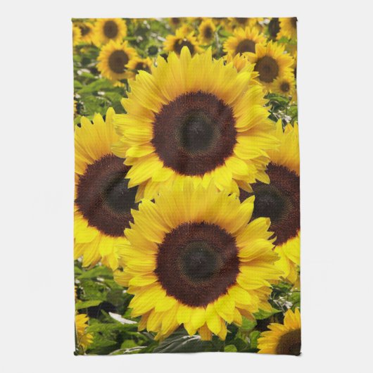 Sunflower Kitchen Towel Theedoek (Verticaal)