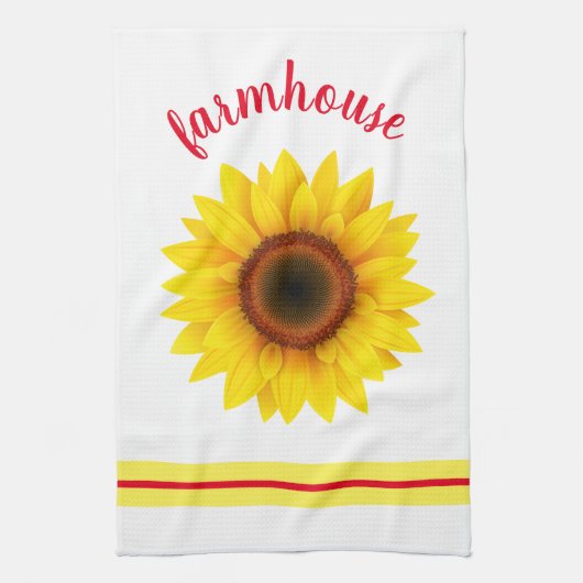Sunflower Kitchen Towel Theedoek (Verticaal)