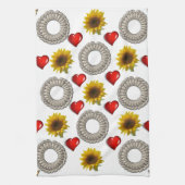 Sunflower Kitchen Towel Theedoek (Verticaal)