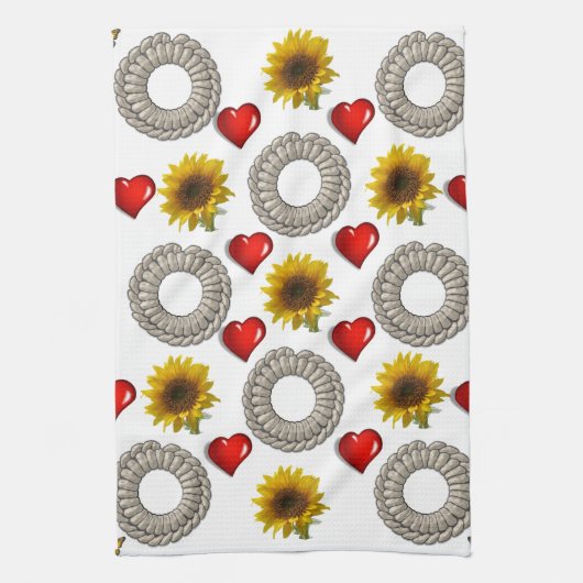 Sunflower Kitchen Towel Theedoek (Verticaal)