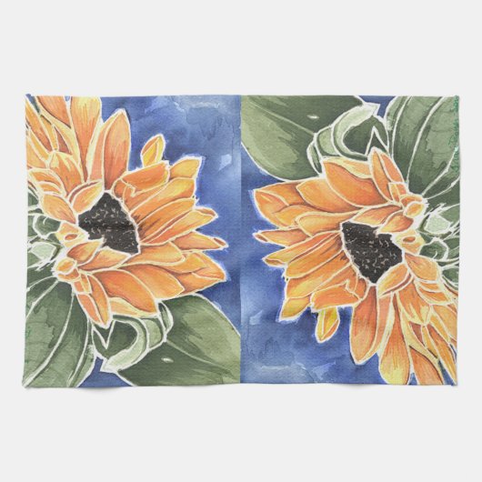 Sunflower Kitchen Towel Theedoek (Horizontaal)