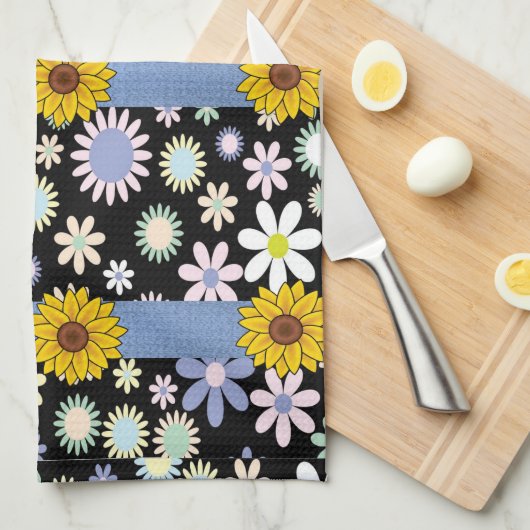 Sunflower Kitchen Towel Theedoek (Quarter Fold)
