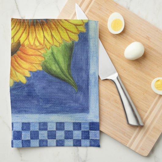 Sunflower Kitchen Towel Theedoek (Quarter Fold)