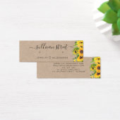 Sunflower Kraft Earbelt Jewelry Display Kaart (Bureau)