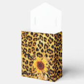 SUNFLOWER , LEOPARD FUR BOW SUMMER PARTIJ MONOGRAM BEDANKDOOSJES (Geopend)