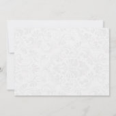 Sunflower Lilac String Lights Rustic Bridal Shower Kaart (Achterkant)