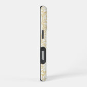 Sunflower line art minimalistische telefoonhoesje iPhone hoesje (Rechterkant)