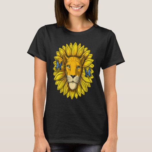 Sunflower Lion I'm A Child Of God T-shirt (Voorkant)