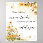 Sunflower Little Honey Envelope Station Poster (Voorkant)