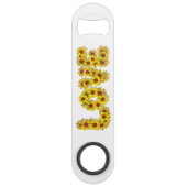 Sunflower Love Bottle Opener Speed Flessenopener (Achterkant)