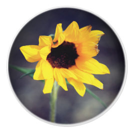 Sunflower Love Ceramic Knob. Keramische Knop
