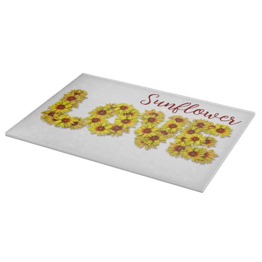 Sunflower Love Cutting Board Snijplank (Hoek)