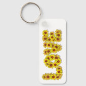Sunflower Love Keychain (Voorkant)