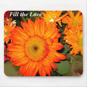 Sunflower Love_ Mousepad Muismat