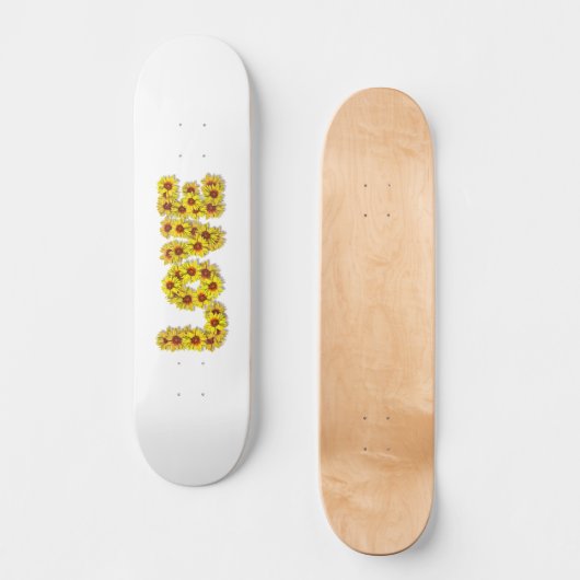 Sunflower Love Skateboard (Voorkant)