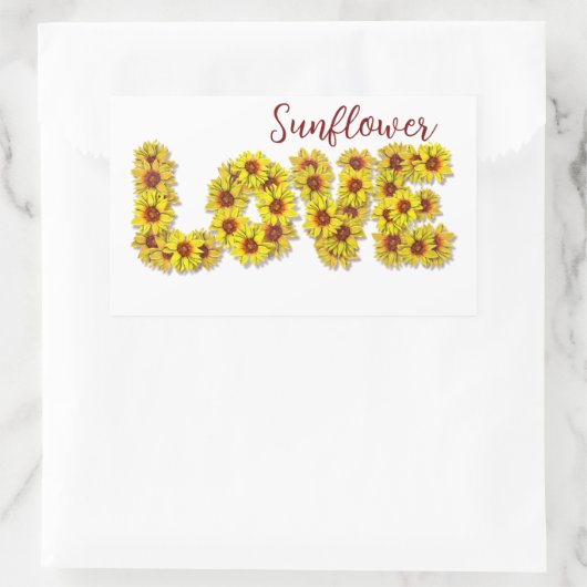 Sunflower Love Sticker (Tas)