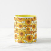Sunflower Lovers and bees, Bright Kitchen Decor Mok (Midden)