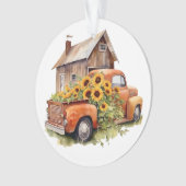 Sunflower Lovers Holiday Ornament (voorkant)