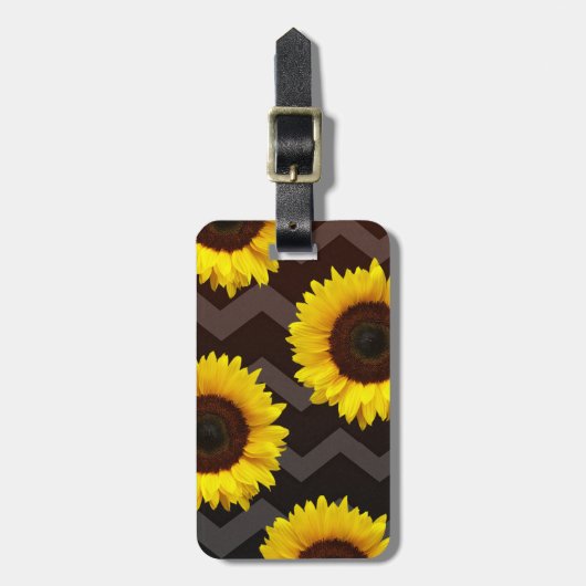 Sunflower Lovin Bagagelabel (Voorkant verticaal)