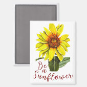 Sunflower Magnet (Voorkant / Achterkant)