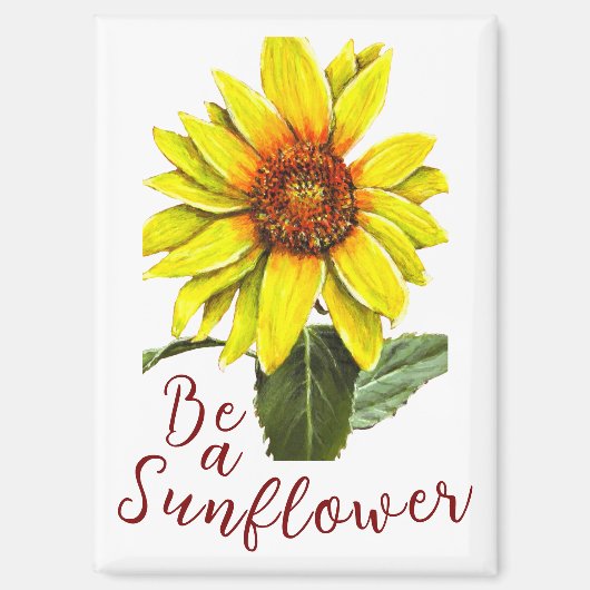 Sunflower Magnet (Voorkant)