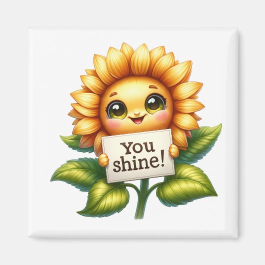 Sunflower Magnet   (Voorkant)