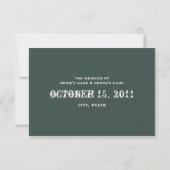 Sunflower Mason Jar Barnwood Herfst Save the Date (Achterkant)