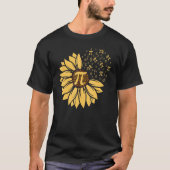 Sunflower Math Nerd Shirt Pi Symbol T shirt Pi Day (Voorkant)