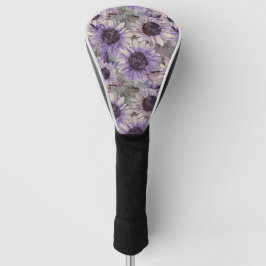 Sunflower Mauve Pattern Golfheadcover